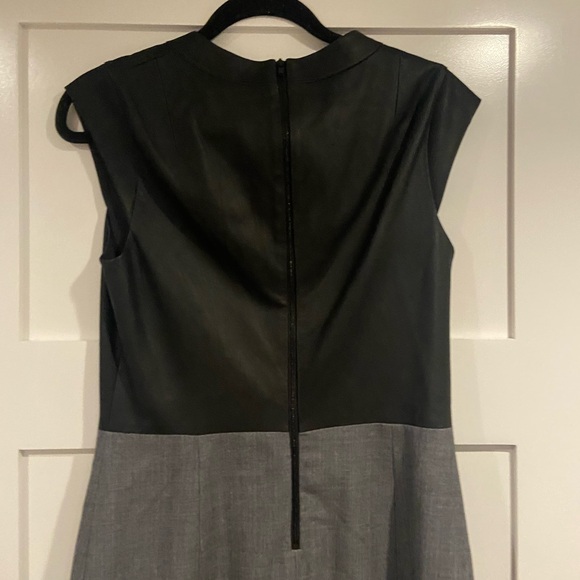 Theory Orinthia C Dress with Leather Bodice - Picture 8 of 11